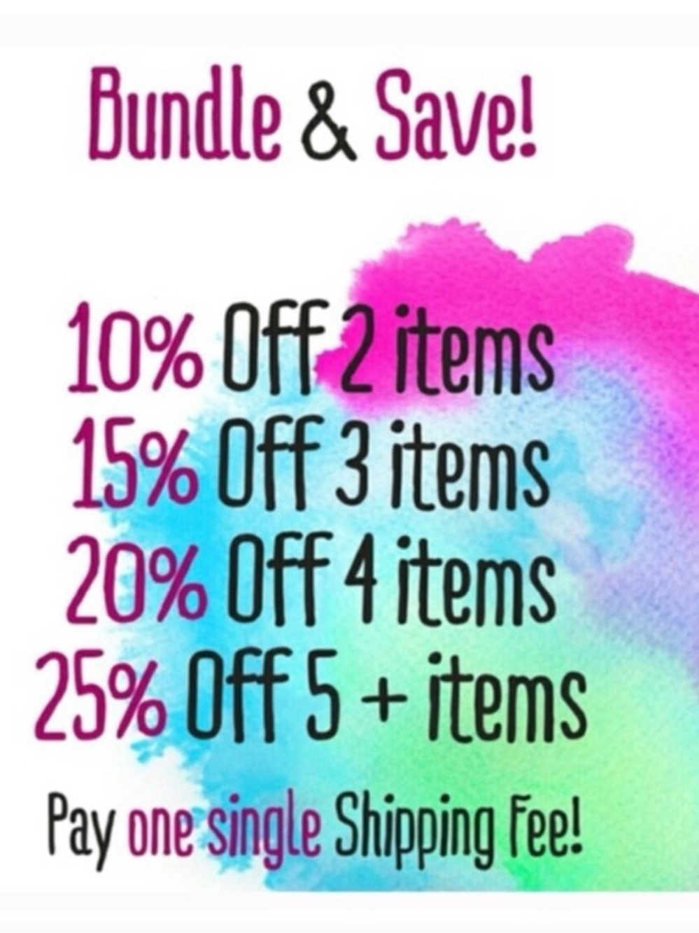 Bundle & Save!!!